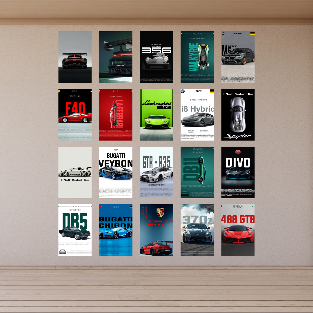 Car Poster Combo #1