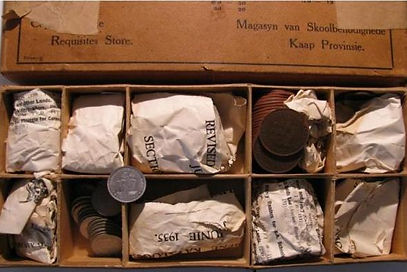 South African Fibre Coin box set