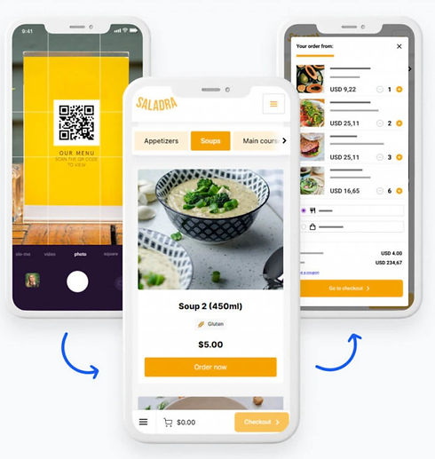 Fast Food Finders QR Menu