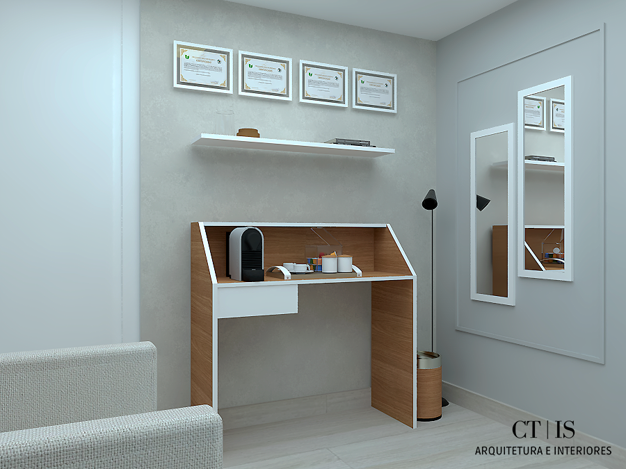 Interiores para um Studio de estética