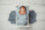 Blue newborn setup
