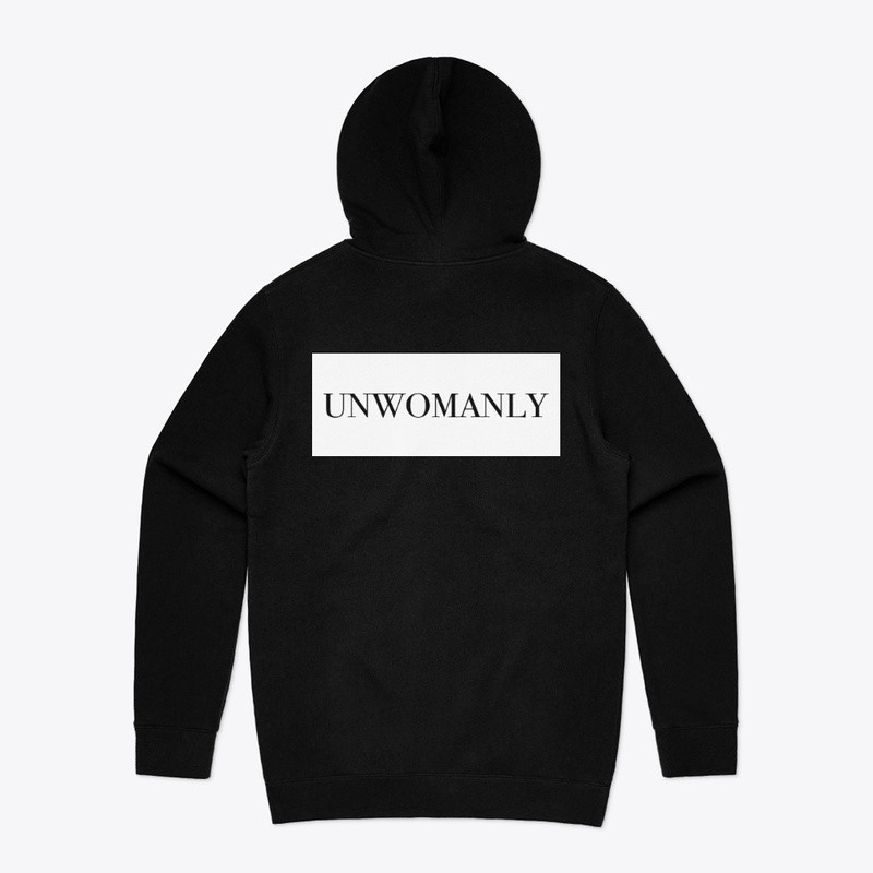 Thumbnail: UNWOMANLY™ Classic Logo Hoodie - Mini Logo (Midnight Edition)