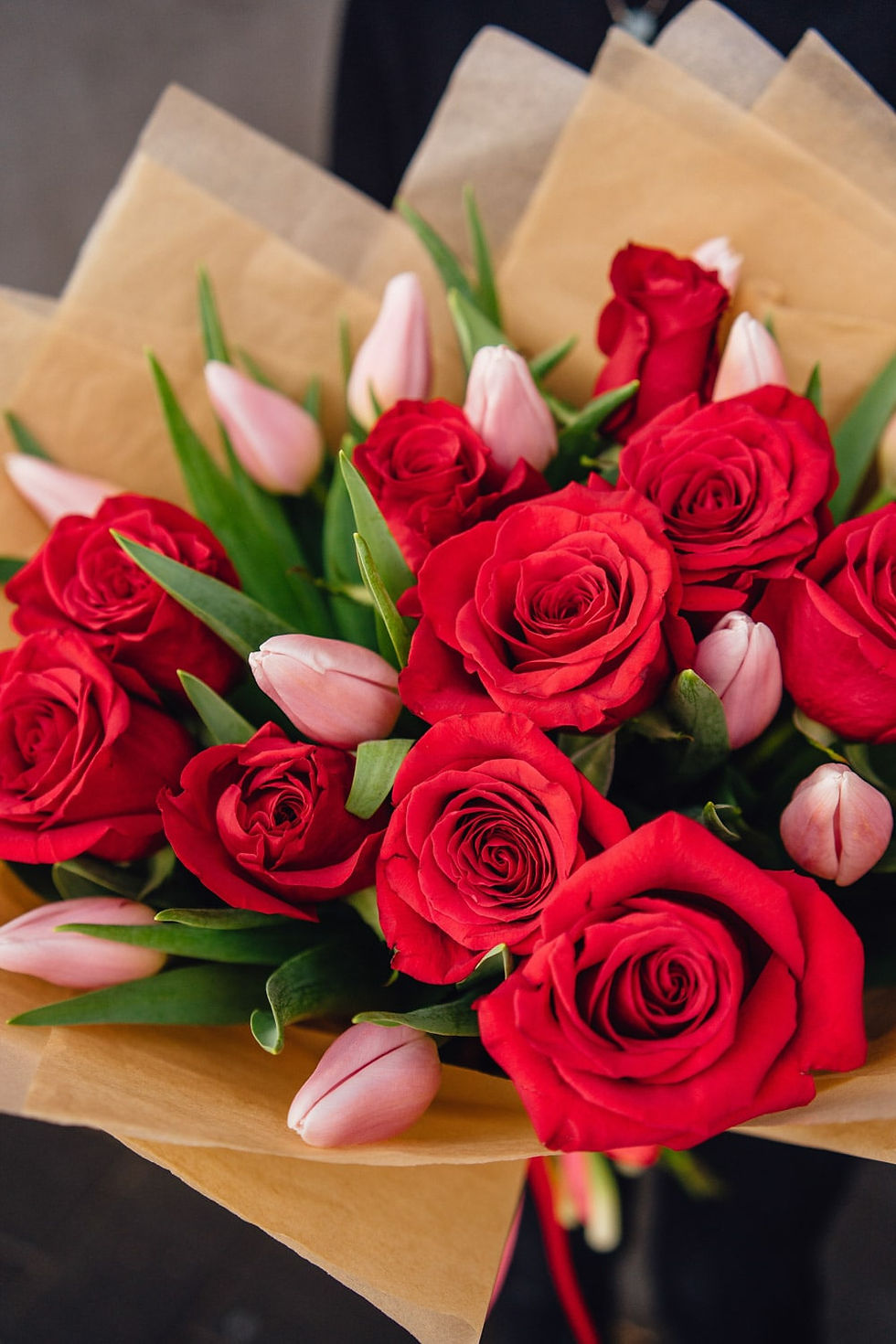 Thumbnail: "Tulips with Roses" Bouquet
