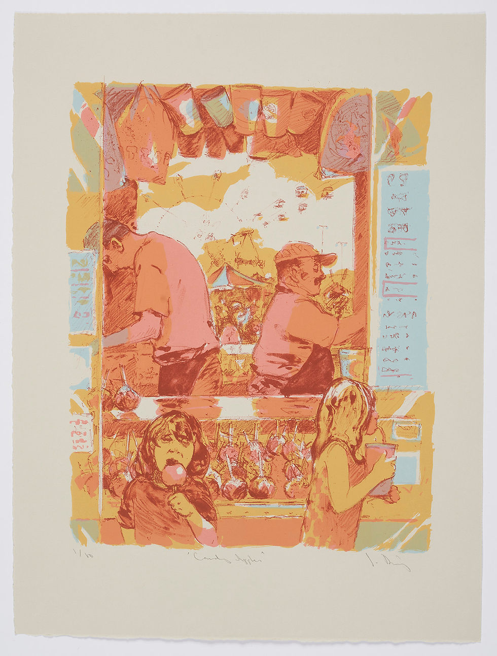 Thumbnail: Julyan Davis "Candy Apples" Lithograph
