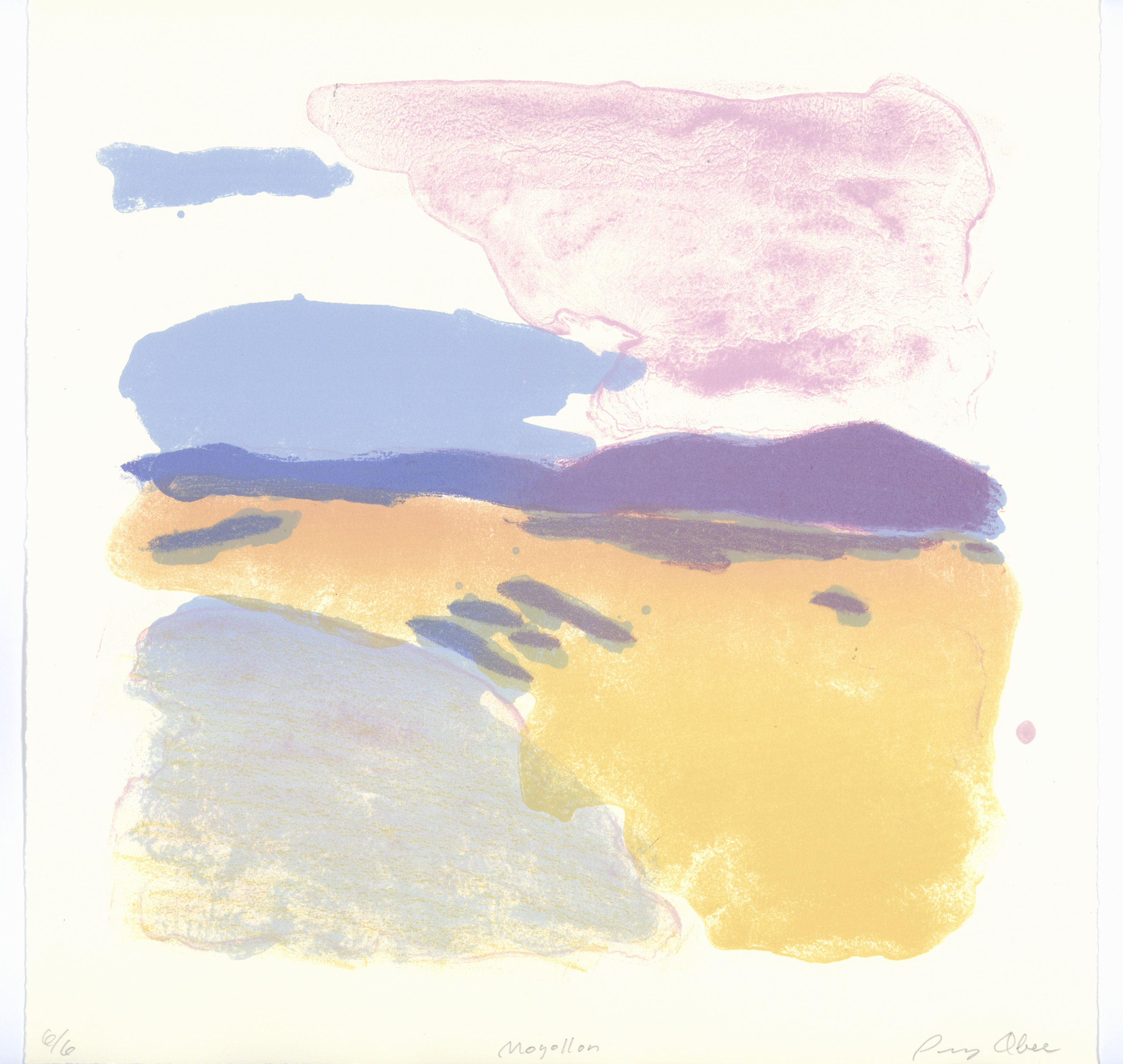 Perry Obee "Mogollon" Lithograph