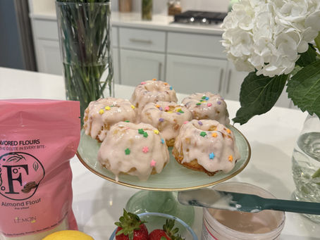 Lemon Almond Flour Sunshine Mini Bundt Cakes (Gluten-Free, Keto-Friendly, Low Net Carbs, No Added Sugar)!