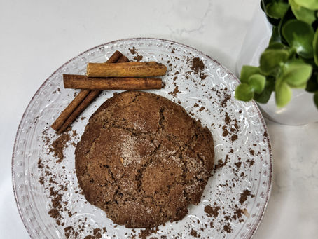Cocoa Almond Flour Snickerdoodle Cookies