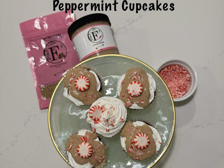 Double Chocolate - Hot Cocoa - Peppermint Cupcakes (Gluten-Free)