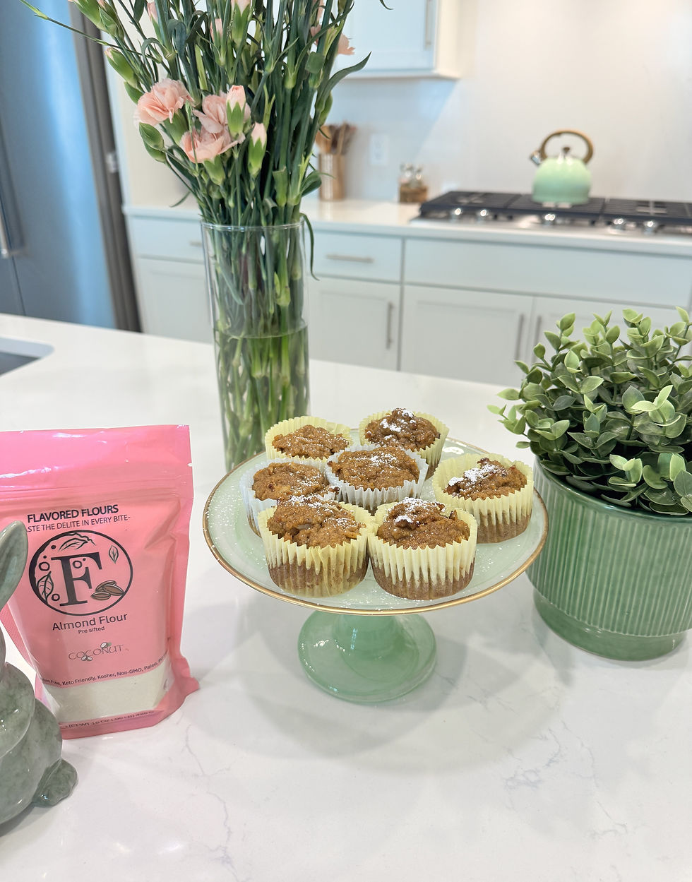 Coconut Almond Flour Pumpkin Muffins