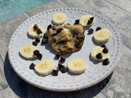Banana Almond Flour Chocolate Chip Cookies