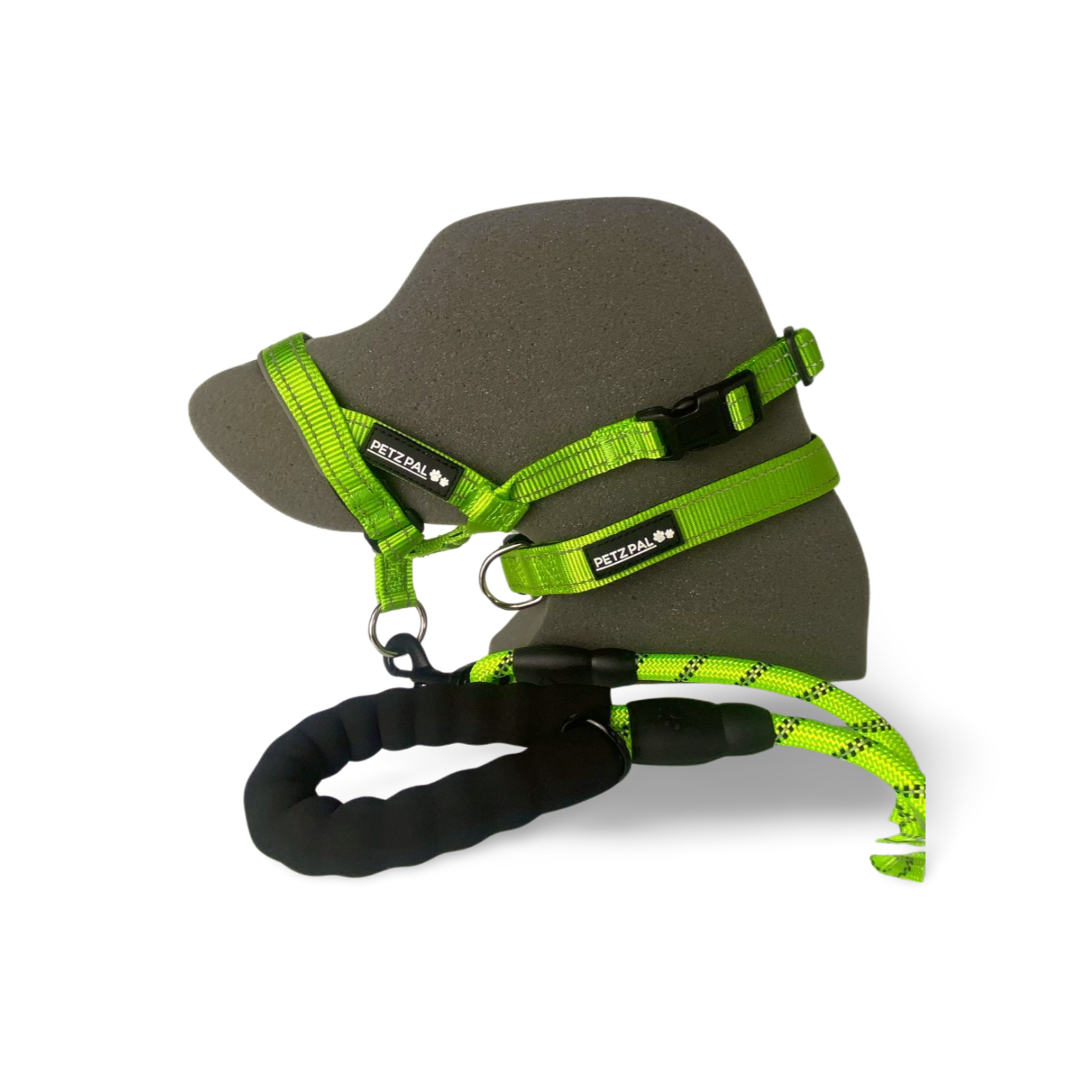 Halti, Collar &Leash Set (Neon Green)