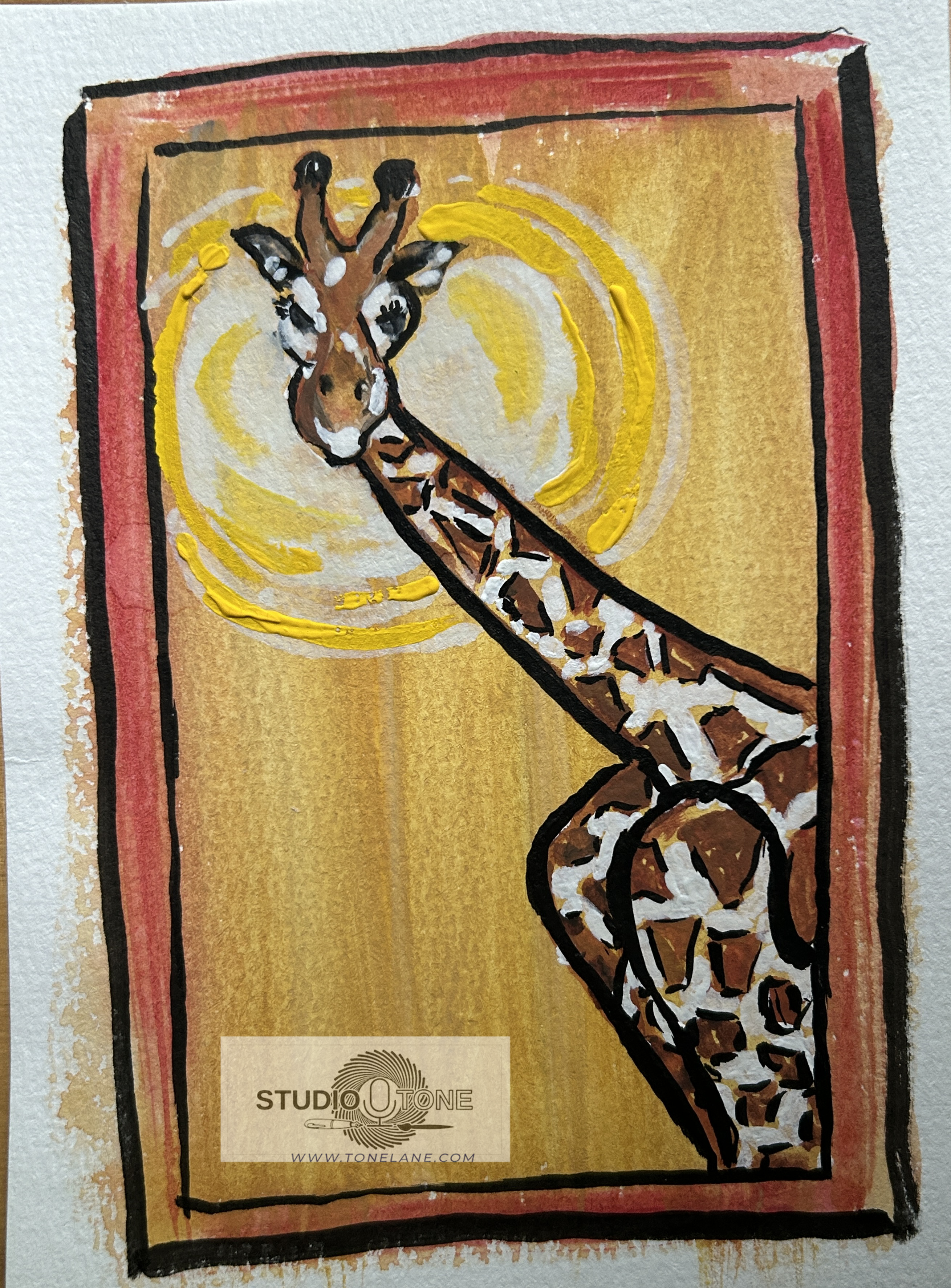 Giraffe in the Sun