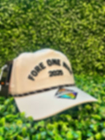 Fore One Nine Mid Crown Adjustable Hat – Cream
