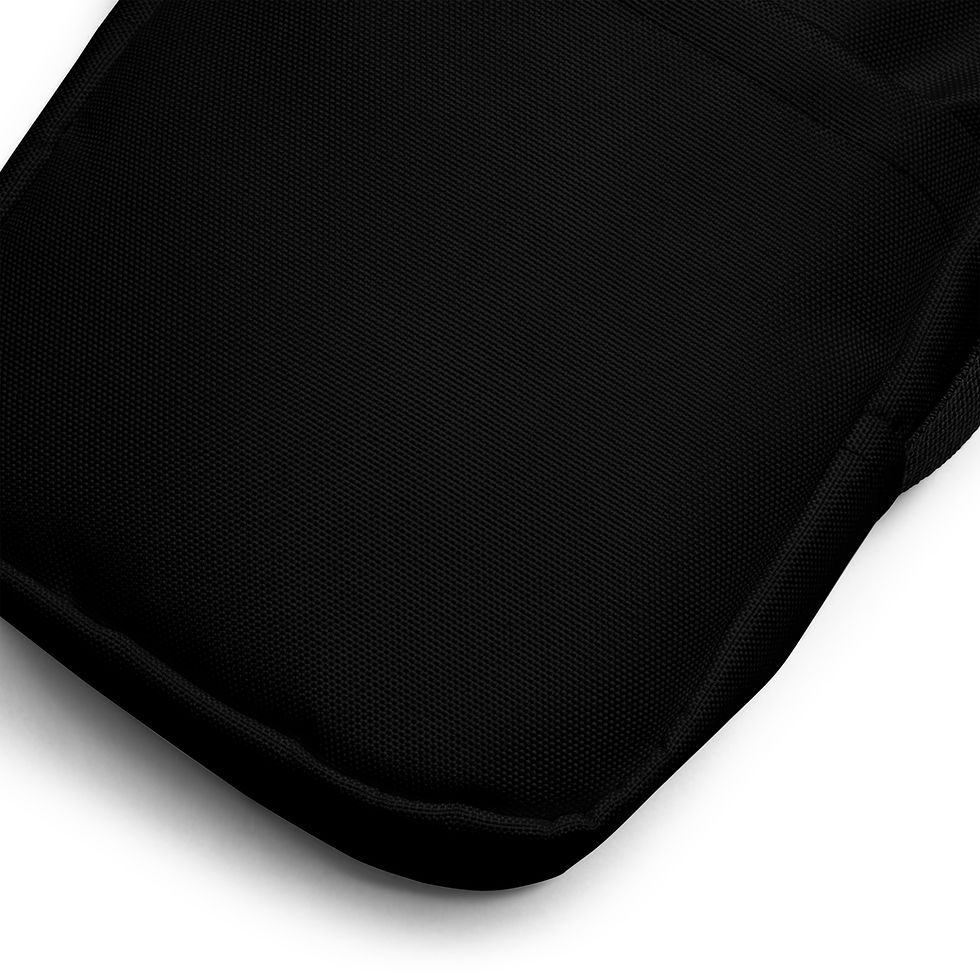 Thumbnail: Solid Black Crossbody Bag