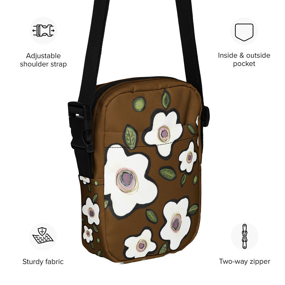Thumbnail: Brown Maui Crossbody Bag