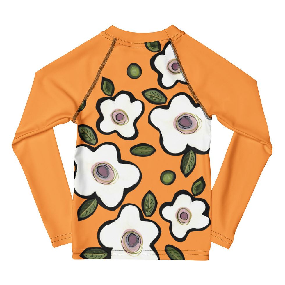 Thumbnail: Texas Rose Maui Kids Rash Guard