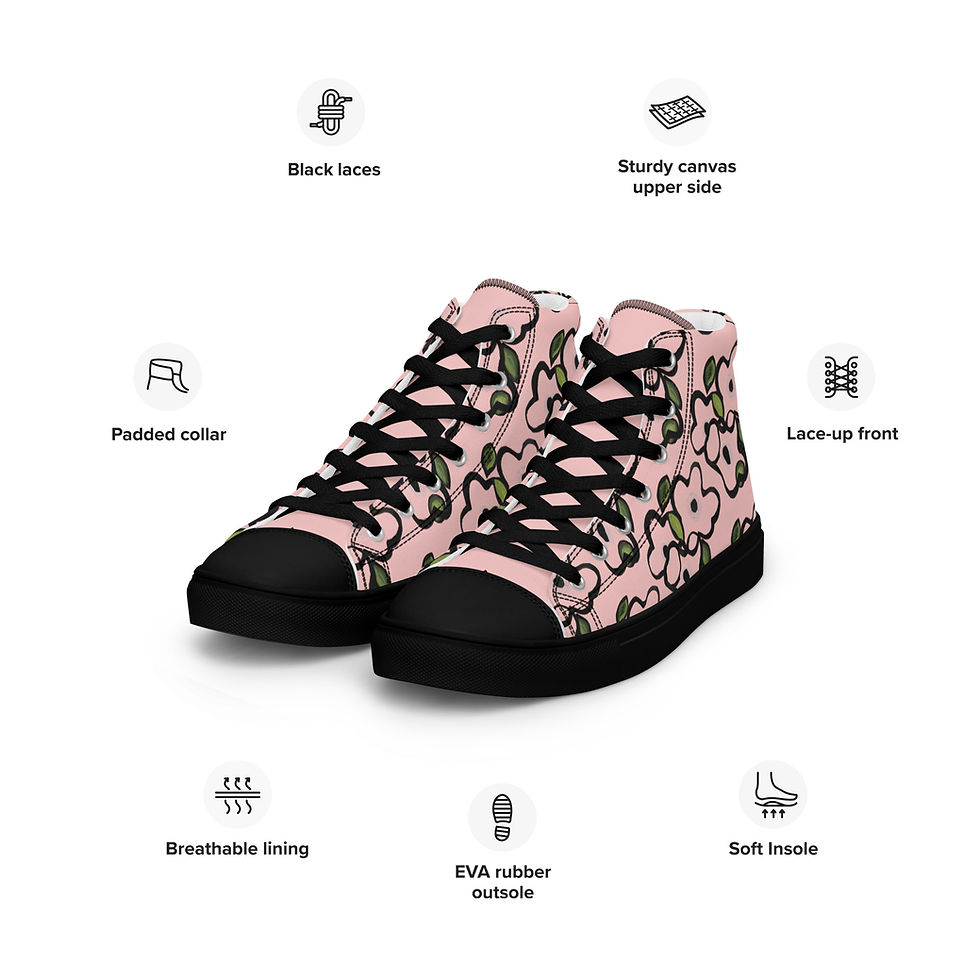 Thumbnail: Cosmos Tangles Women’s High Tops
