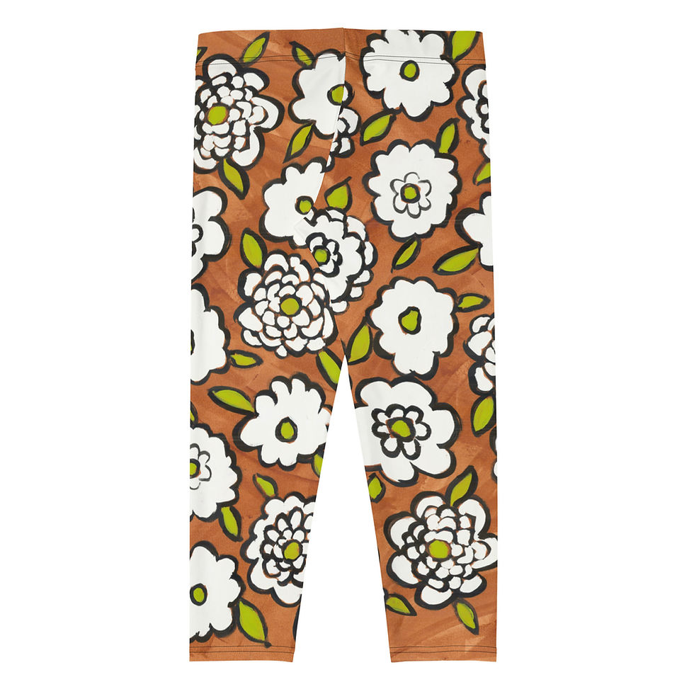 Thumbnail: First Floral Capri Leggings