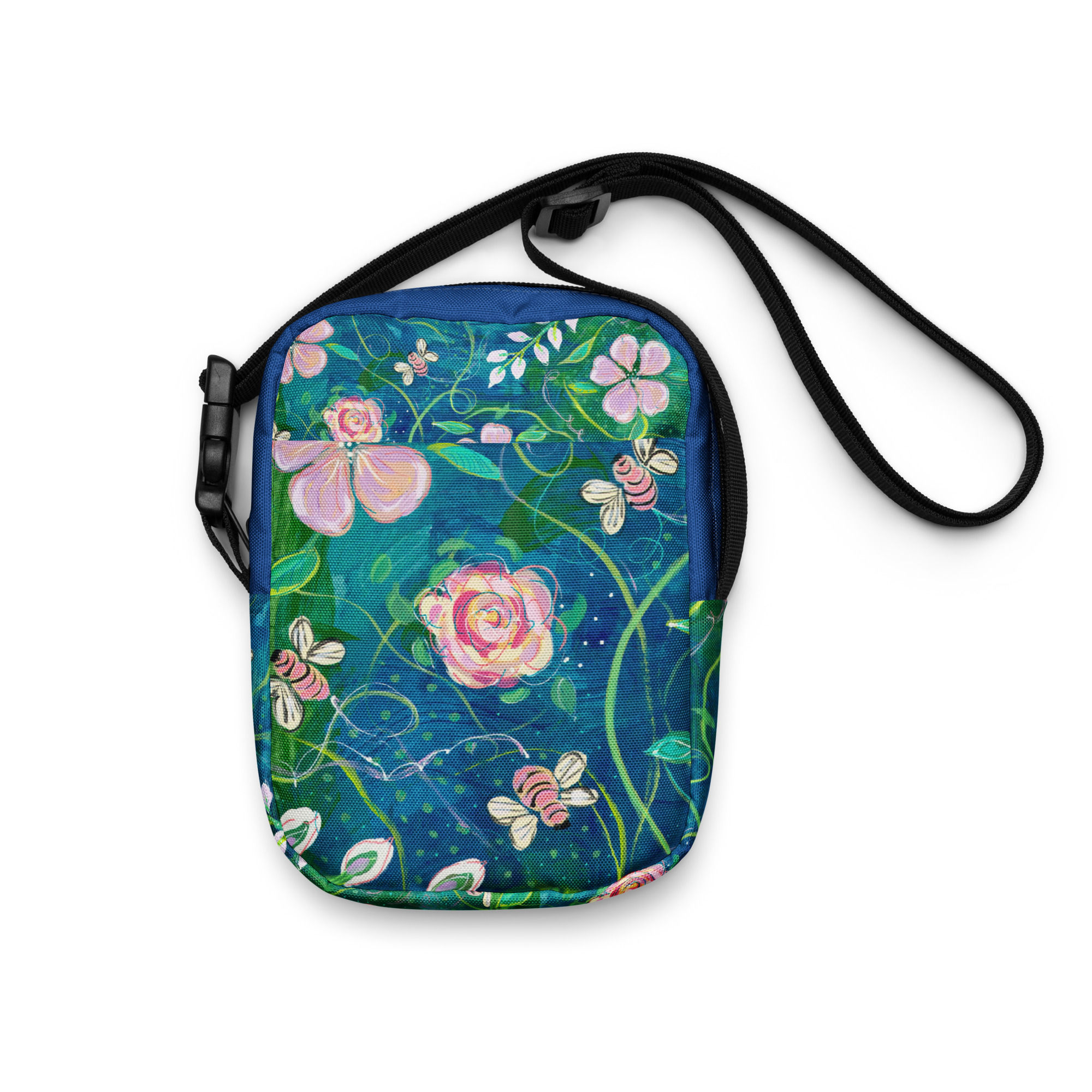 Bees & Roses Crossbody Bag