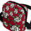 Thumbnail: Carmine White Roses Crossbody Bag