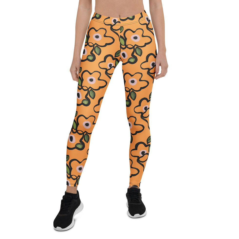 Thumbnail: Texas Rose Tangles Leggings