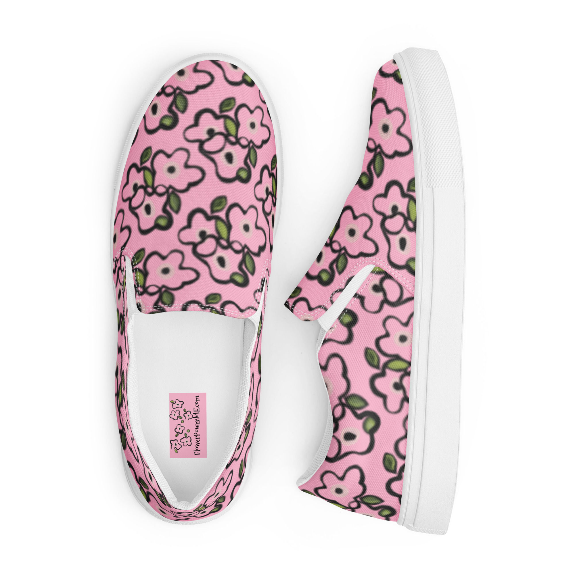 Cotton Candy Tangles Women's Slip-Ons
