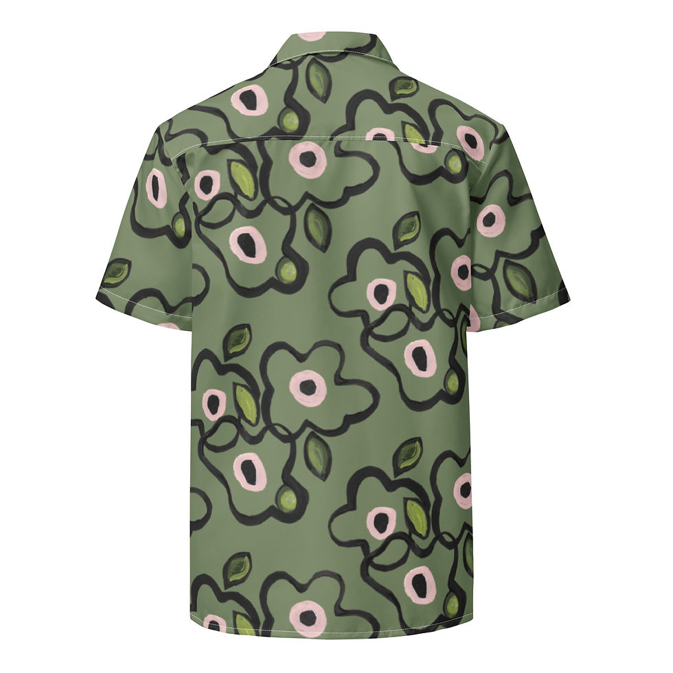 Thumbnail: Camo Tangles  Aloha Shirt ( ReCycled-Poly Unisex)