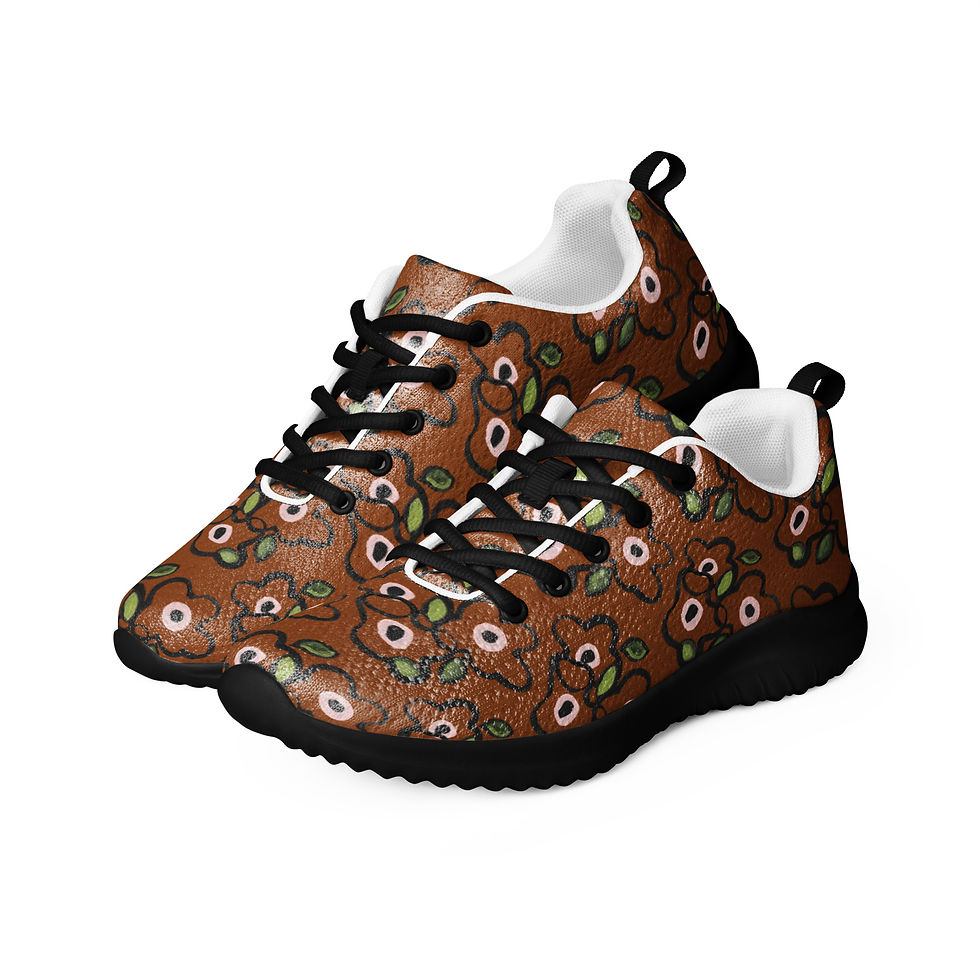 Thumbnail: Saddle Brown Tangles  Women's Featherweight Sneaker