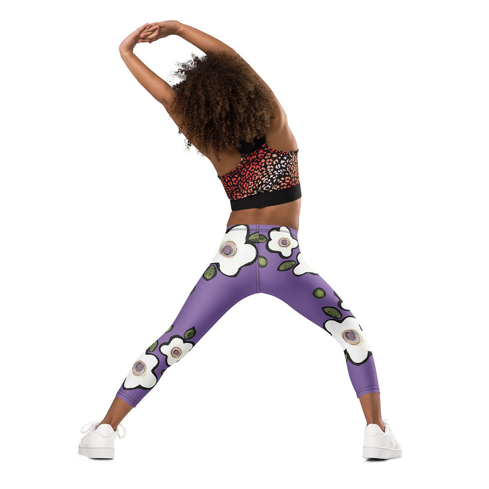 Thumbnail: Violet Maui Kids Leggings