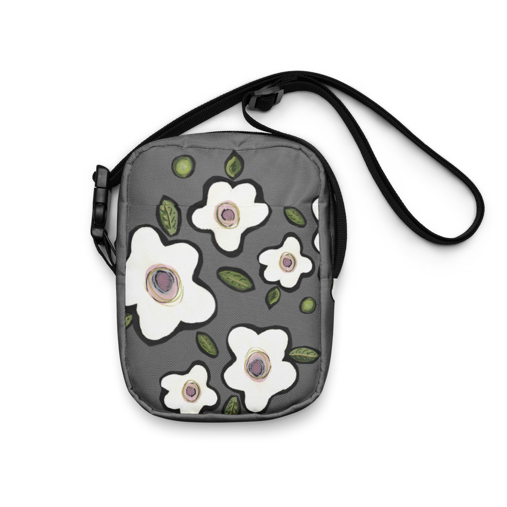 Grey Maui Crossbody Bag