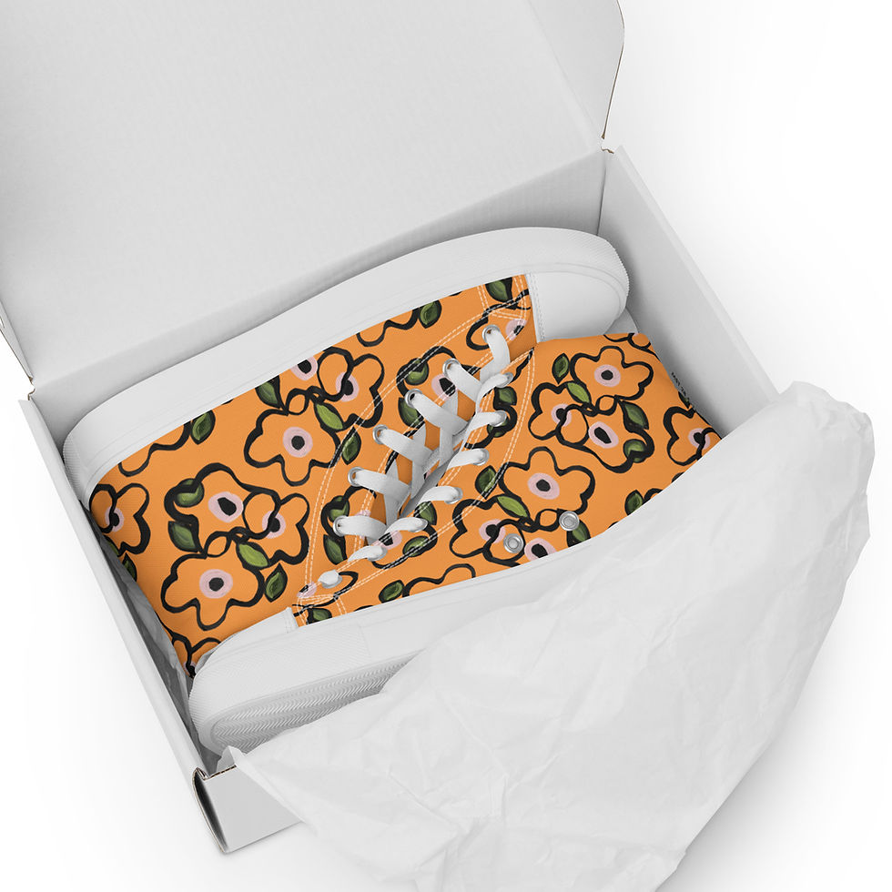 Thumbnail: Texas Rose Tangles Women’s High Tops