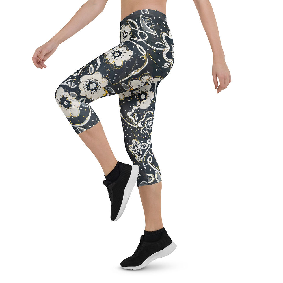 Thumbnail: Ivory & Ebony Capri Leggings