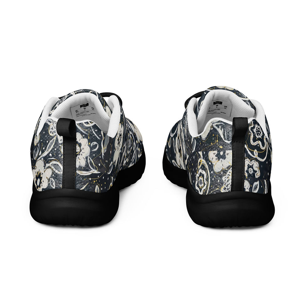 Thumbnail: Ivory & Ebony Bloom  Women's Featherweight Sneaker