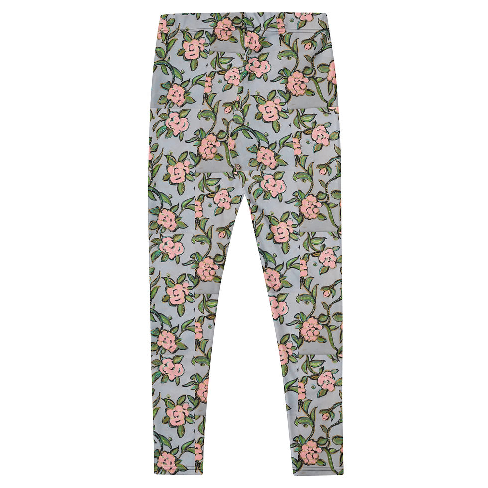 Thumbnail: Pink Roses Leggings