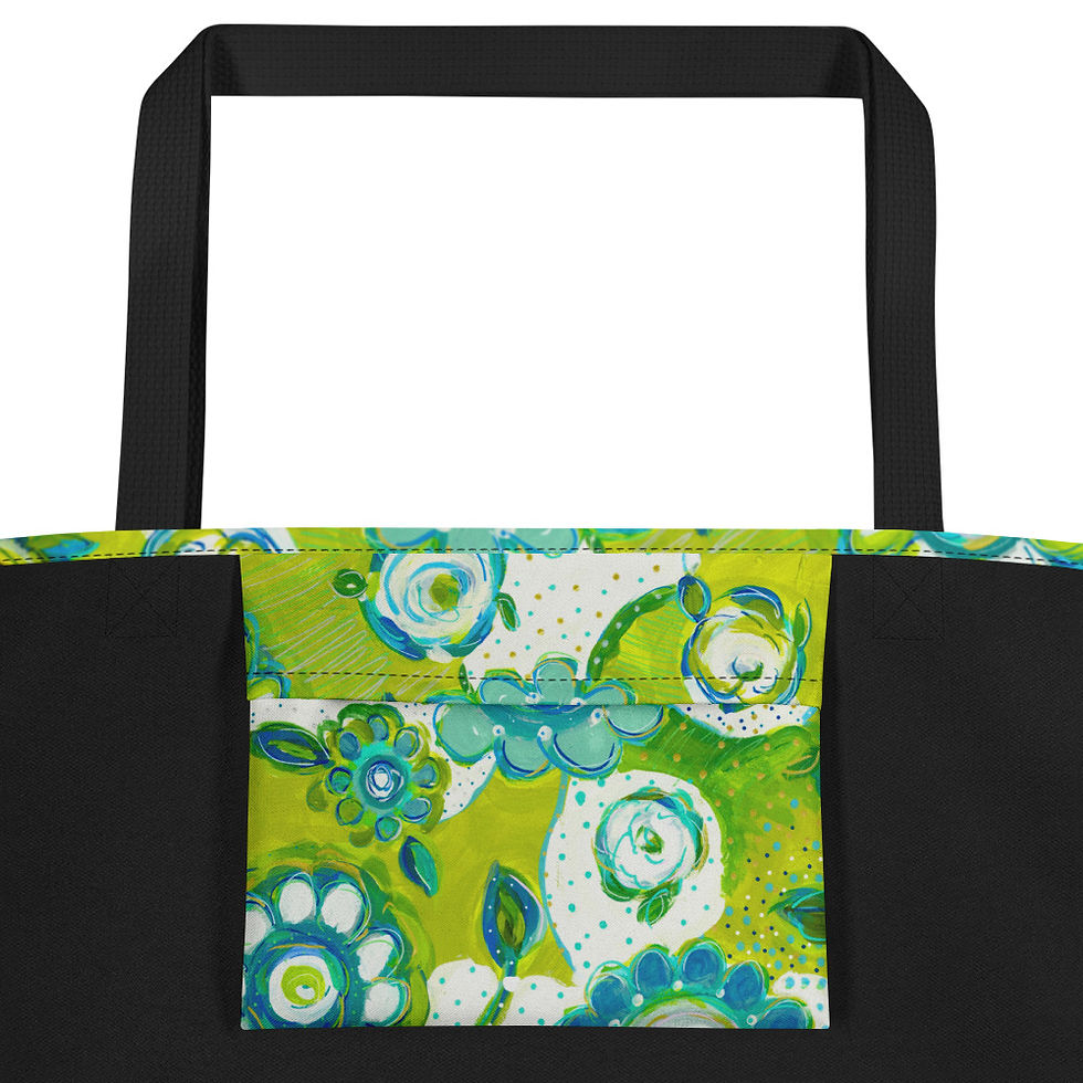 Thumbnail: Sea Glass Tote w/Pocket