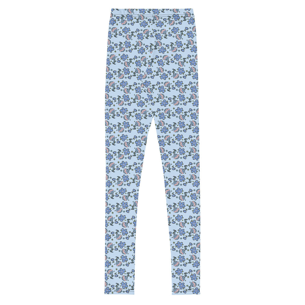 Thumbnail: Yesteryear Blue Youth Leggings
