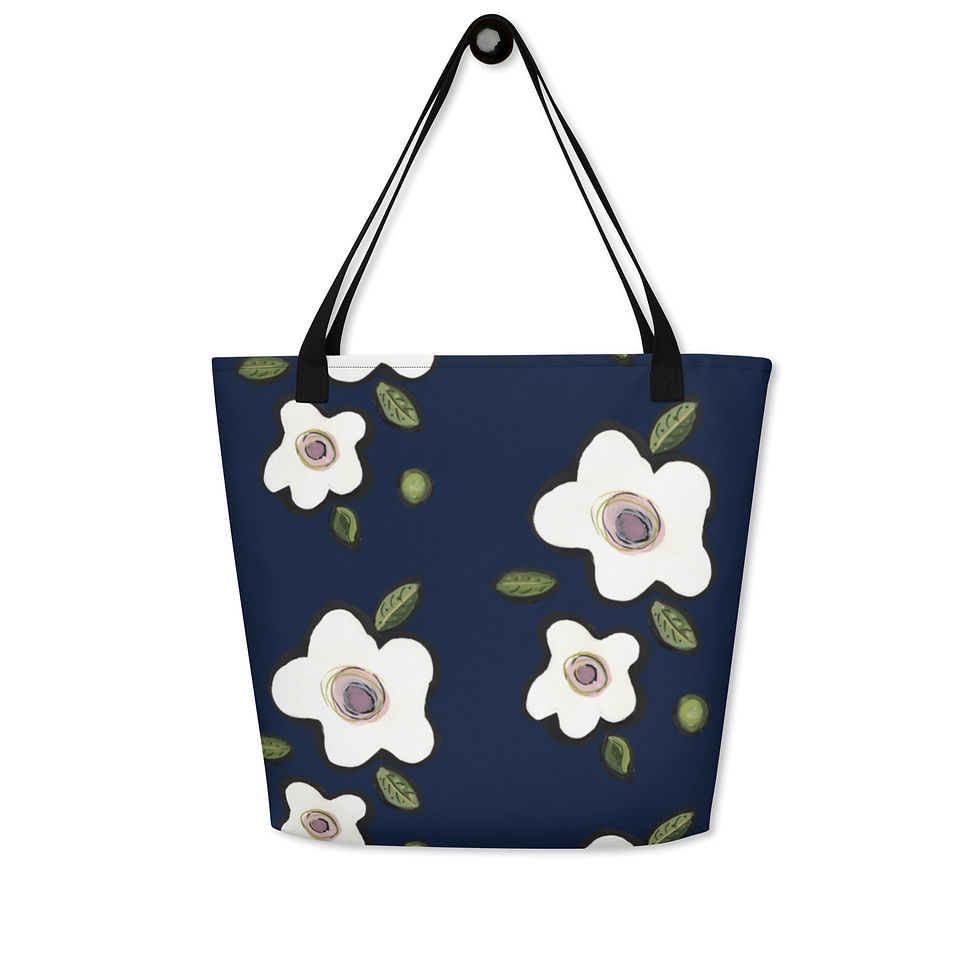 Thumbnail: Navy Maui Tote w/Pocket