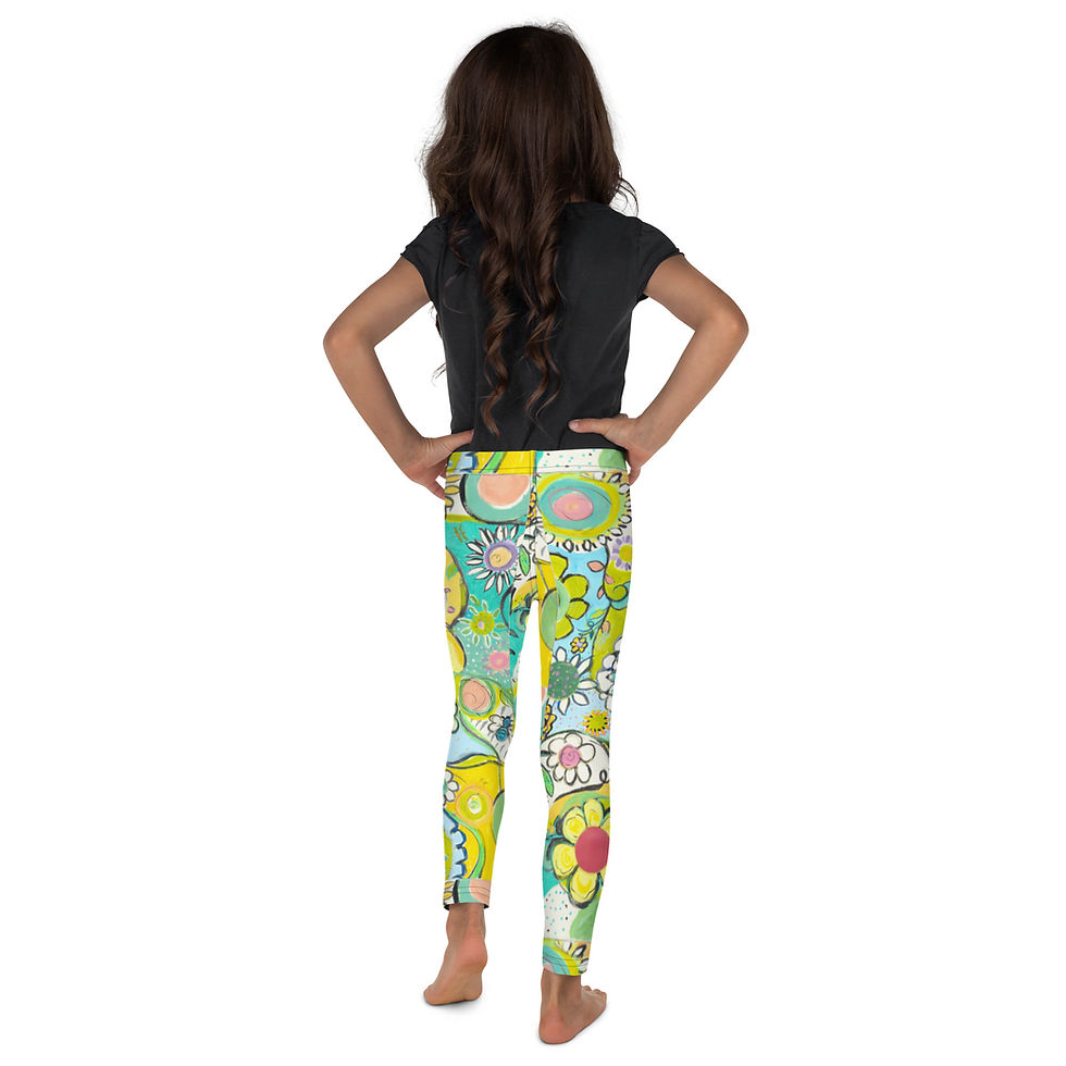 Thumbnail: Flower Power Kids Leggings