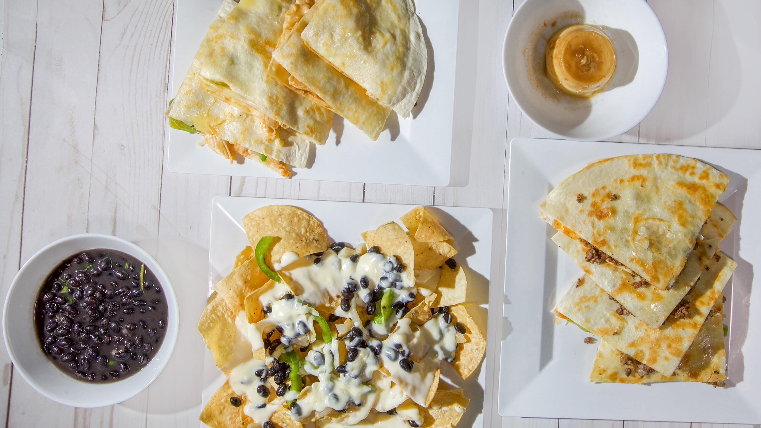 Arranged Food and Objects