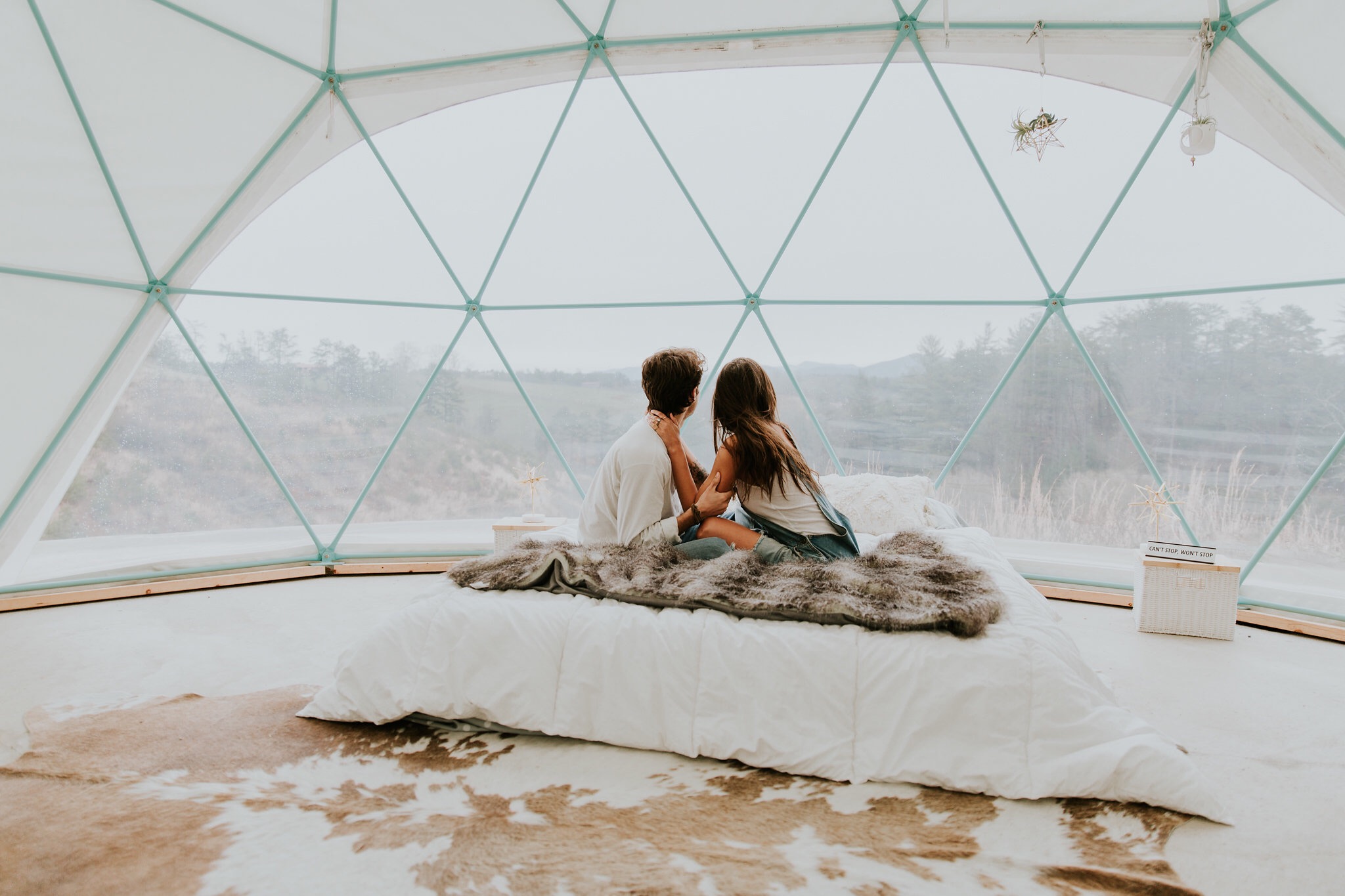 Asheville Glamping In North Carolina Tree Houses And Tents Dome 2 At Asheville Glamping