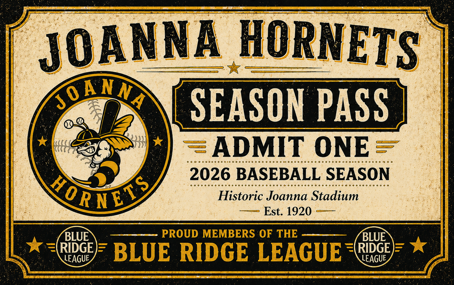 Joanna Hornets Season Pass