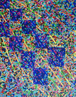 180 x 40 cm. Acrílico. 2015.