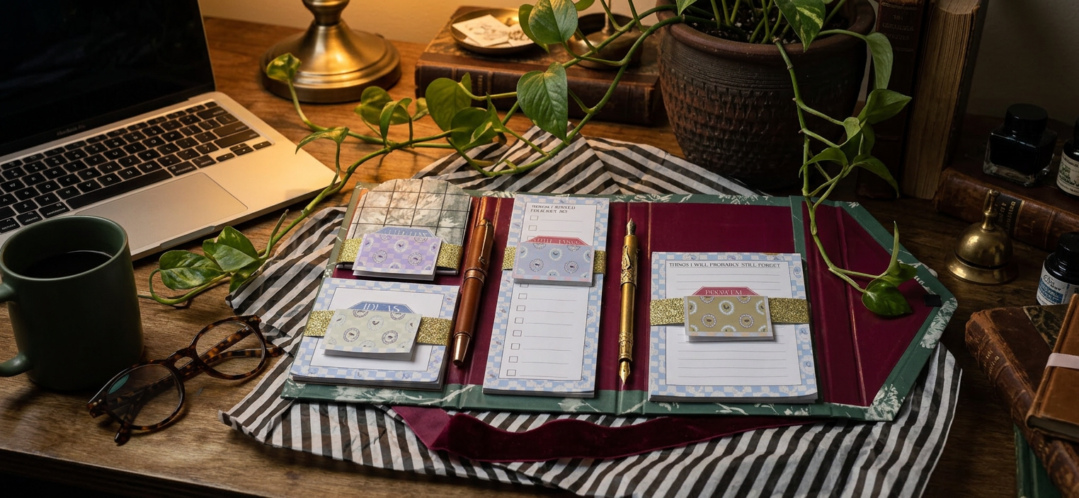 The Folio | Note pads in a trench coat pretending to be luxury stationery