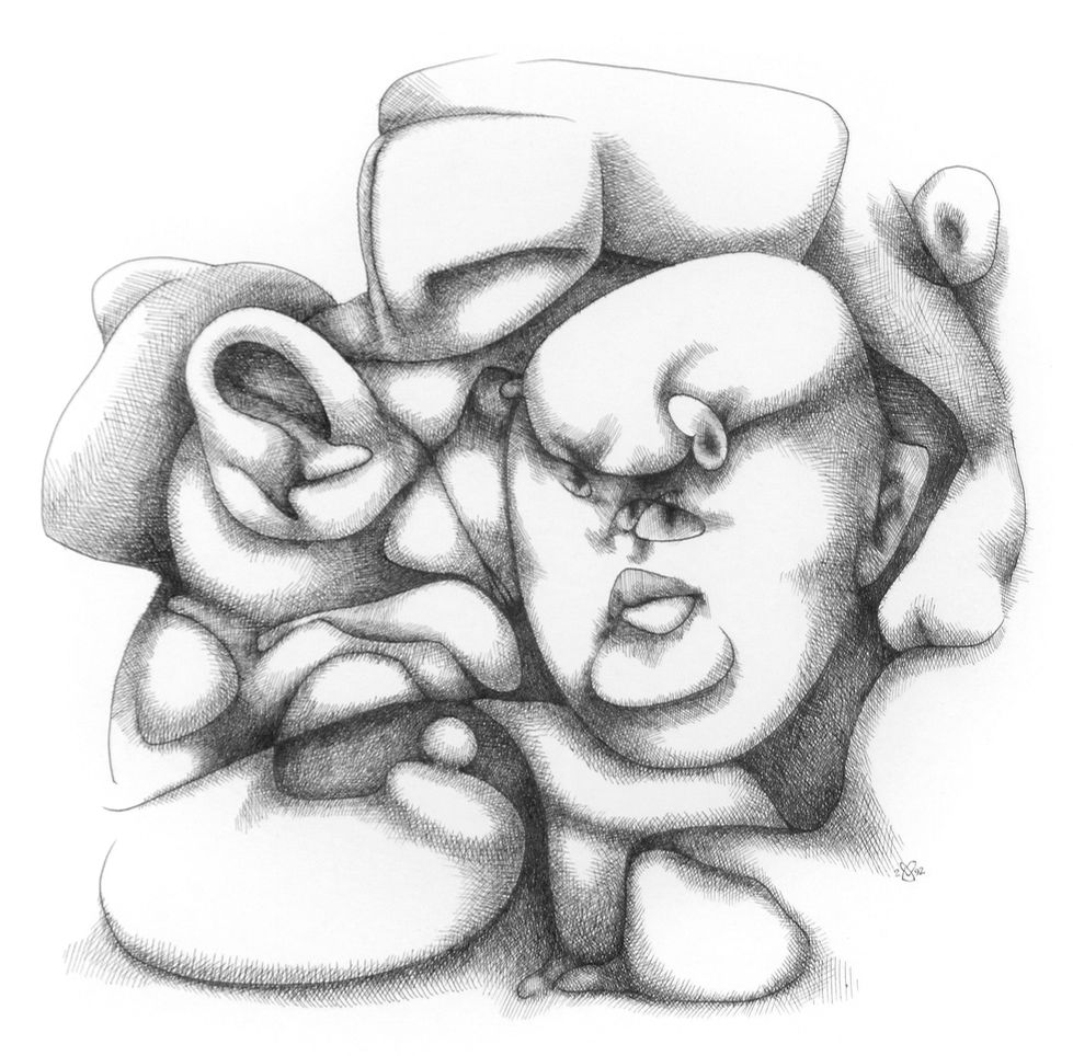 Person with Organs, 1992, Anthony D. Sinner
