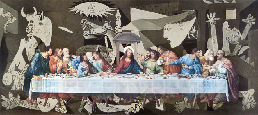 Christ and the Apostles Visit the Spanish Civil War, by Anthony D. Sinner