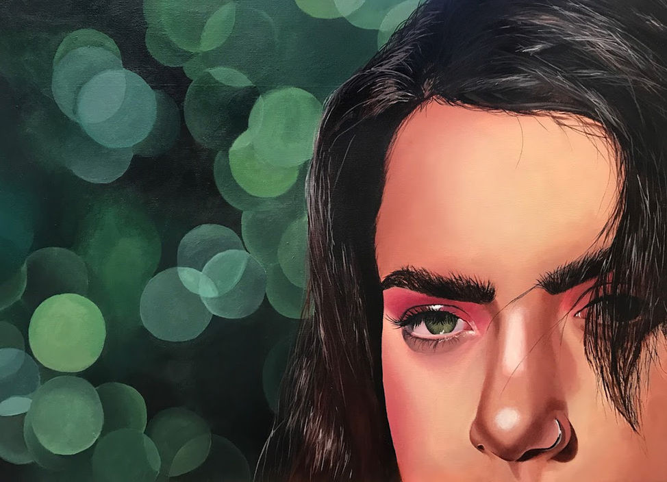 Abby by Phoebe Sinner, oil on canvas