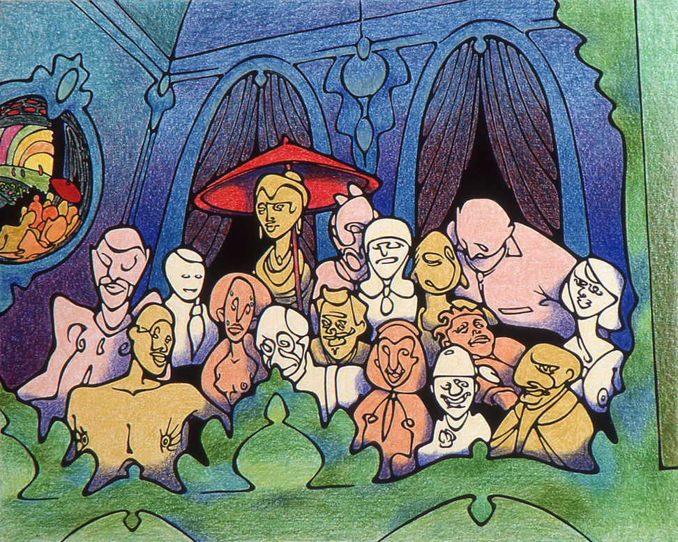 Characters form a Story, 1993, Anthony D. Sinner