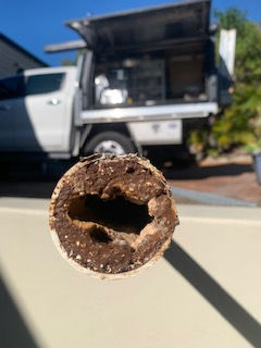 blocked pipe