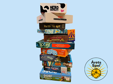 Nominerade sällskapsspel till Guldtärningen 2024