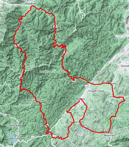 DuPont Pisgah Loop Driftless Roads USA
